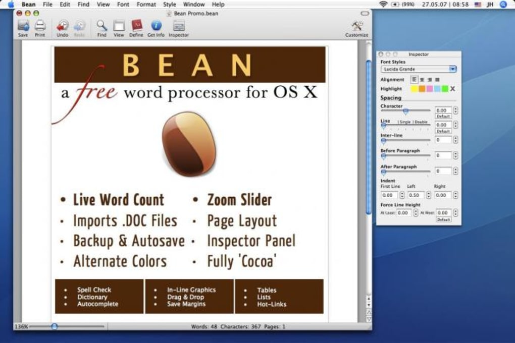 word processor for mac